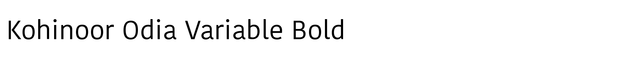 Kohinoor Odia Variable Bold image